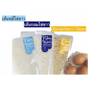 เส้นไข่ขาว จาก Nimnim (นิ่มนิ่ม) ไร้แป้ง ไร้ไขมัน คีโตทานได้