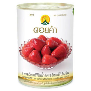ดอยคำ สตรอว์เบอร์รีในน้ำสตรอว์เบอร์รีเข้มข้น