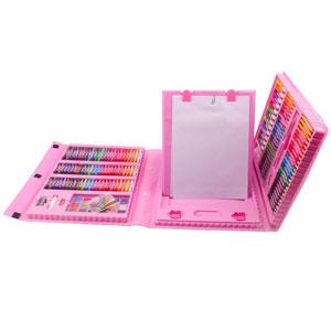 สีเทียน พาเลทชุดระบายสี ชุดระบายสี 208 ชิ้น อุปกรณ์ระบายสี