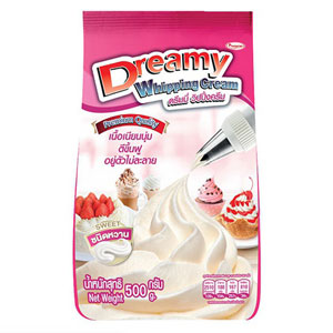Dreamy Whipping Cream วิปปิ้งครีมสูตรหวาน