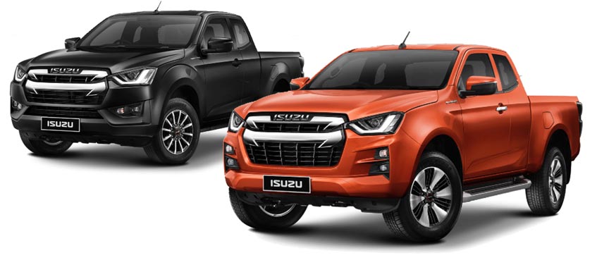 Isuzu D-max SPACECAB (ซ้าย) และ D-max HI-LANDER (ขวา)