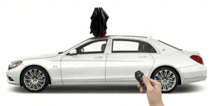 ร่มกันแดดรถยนต์อัตโนมัติ (Autometic Car Umbrella) รูปภาพจาก Lanmodo.com