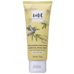 มาสก์หน้าชาร์โคล LALIL Exfoliating & Mattifying Charcoal Facial Mask