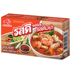 รสดีซุปก้อน รสต้มยำ สูตรน้ำพริกเผา