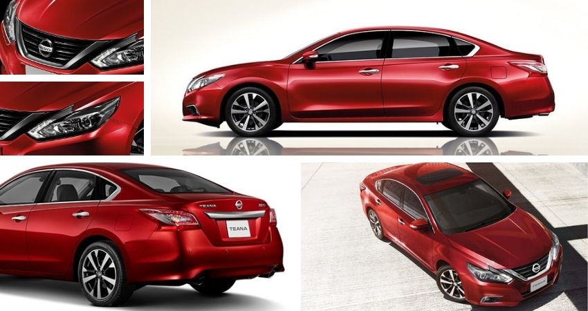 รูปลักษณ์ภายนอกของ Nissan Teana