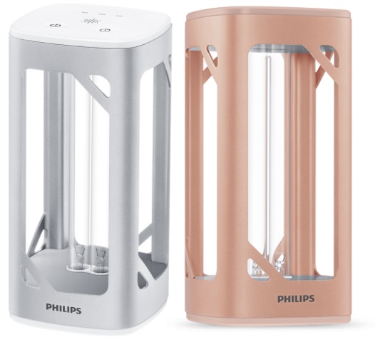 Philips โคมไฟตั้งโต๊ะ แสง UV-C ลดการสะสมของเชื้อไวรัสและเชื้อแบคทีเรีย
