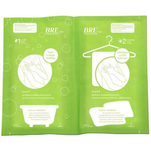 BRE Soap Shower Sheet ผ้าอาบน้ำ ไม่ใช้น้ำ