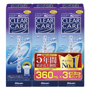 AOSEPT Clear Care น้ำยาล้างคอนแทคเลนส์