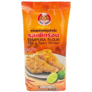 แป้งทอดกรอบปรุงสำเร็จ รสเผ็ดร้อน ตราอังเคิลบาร์นส์ ขนาด 500 กรัม