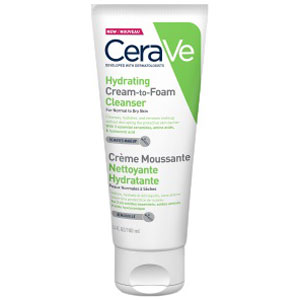 โฟมล้างหน้าเซราวี CeraVe Hydrating Cream to Foam Cleanser