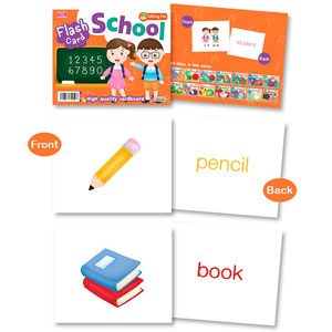 FlashCard 16 หมวด แฟลชการ์ด กระดาษหนา บัตรคำศัพท์สำหรับเด็ก เสริมพัฒนาการเด็ก