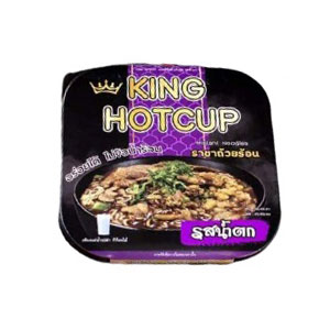 King Hot Cup บะหมี่กึ่งสำเร็จรูปรสน้ำตก