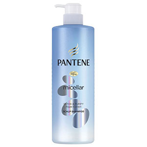 แชมพูสำหรับผมมัน Pantene Micellar Detox and Purify Shampoo