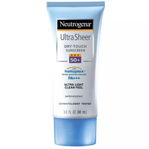 ครีมกันแดด Neutrogena Sunscreen Ultra Sheer Dry Touch Sunscreen SPF50 +