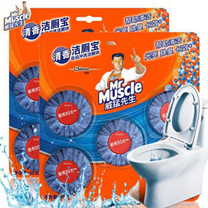 Mr.Muscle ผลิตภัณฑ์ทำความสะอาดโถสุขภัณฑ์ ชนิดก้อน