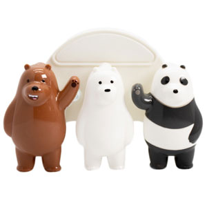 MINISO ที่เก็บแปรงสีฟัน ลาย We Bare Bears
