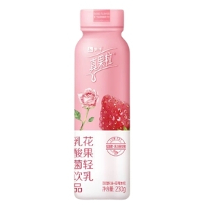 นมเปรี้ยว Mengniu โยเกิร์ตผสมผลไม้พร้อมดื่ม UHT