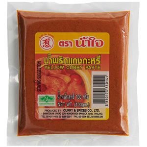 น้ำพริกแกงกะหรี่ ตรา น้ำใจ คีโตทานได้