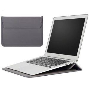 กระเป๋าหนัง PU Macbook 13นิ้ว ตั้งได้ กันน้ำ กันกระแทก Sleeve With Stand