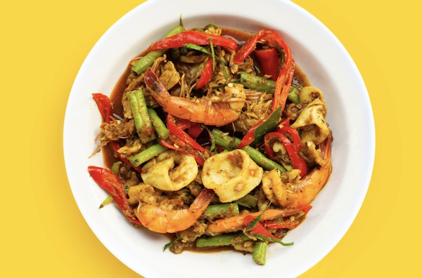 พริกแกงเผ็ด ผัดเผ็ดทะเล