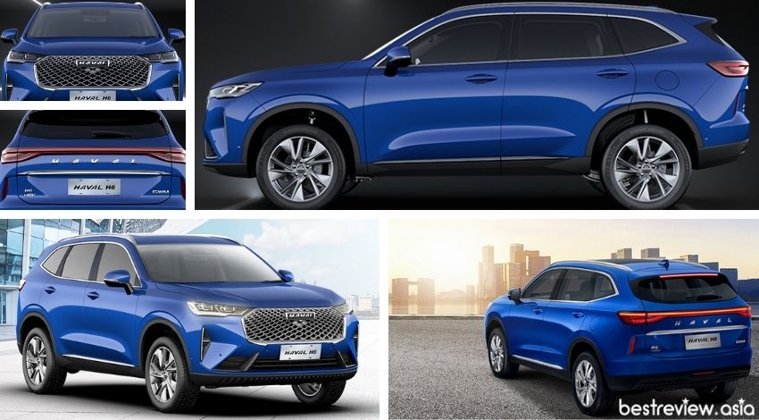 ดีไซน์ภายนอกของ All New HAVAL H6 Hybrid SUV