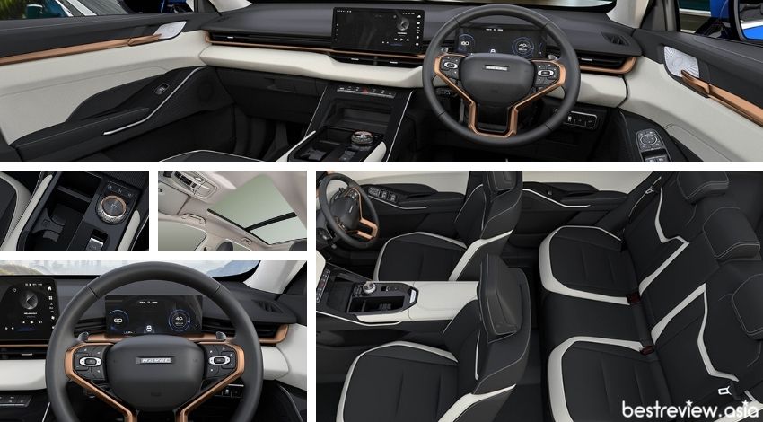 ดีไซน์ภายในของ All New HAVAL H6 Hybrid SUV