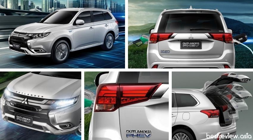 ดีไซน์ภายนอกของ Mitsubishi Outlander PHEV