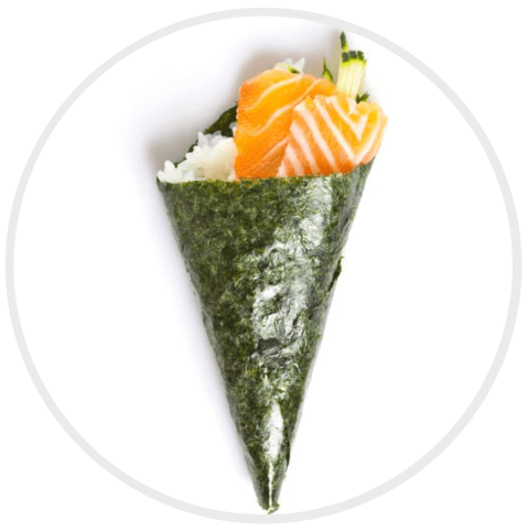 ประเภทของซูชิ Temaki Sushi