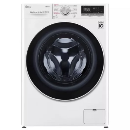 LG เครื่องซักผ้าฝาหน้า ซัก 10.5 กก. รุ่น FV1450S4W ระบบ AI DD&trade; พร้อม Smart WI-FI control