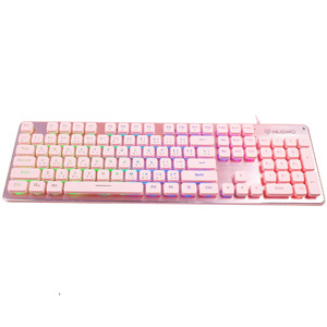 Nubwo คีย์บอร์ดปุ่มยาง ใช้งานสบายพิมพ์สนุก รุ่น Fortune NK32