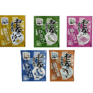 ผงโรยข้าวญี่ปุ่น Furikake แบบซองเล็ก สำหรับ 1 มื้อ รวม 5 รส (5 ซอง)