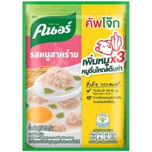 คนอร์คัพโจ๊ก รสหมูสาหร่าย แพ็ค 12 ซอง