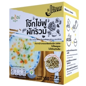 ฮักปัน โจ๊กข้าวหอมมะลิกึ่งสำเร็จรูป รสไข่ฟูผสมผักรวม