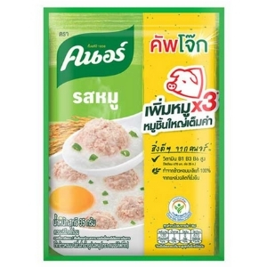 คนอร์คัพโจ๊ก รสหมู แพ็ค 12 ซอง