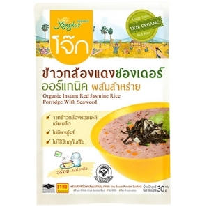 ซองเดอร์ โจ๊กข้าวกล้องหอมมะลิแดง รสสาหร่าย