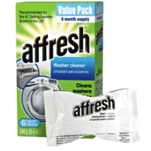 affresh ก้อนฟู่ ใช้ทำความสะอาดล้างสิ่งตกค้างในเครื่องซักผ้า