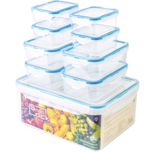 SNAP LOCK 9 in 1 ชุดกล่องถนอมอาหารสุดคุ้ม พลาสติก PP Food grade