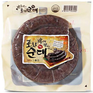 순대 (ซุนแด) ไส้กรอกวุ้นเส้น ผสมเลือดหมู และเนื้อหมู