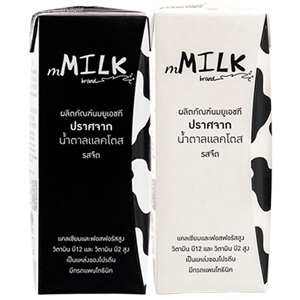 mMilk เอ็มมิลค์ นมยูเอชที ปราศจากน้ำตาลแลคโตส รสจืด