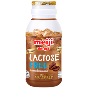 Meiji เมจิ นมพาสเจอร์ไรส์ แลคโตสฟรี รสกาแฟ กลิ่นริช เอสเพรสโซ่
