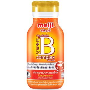 Meiji เมจิ นมพาสเจอร์ไรส์ แลคโตสฟรี รสออริจินัล สูตรผสมวิตามินบีรวม