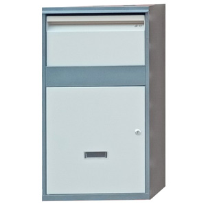 Parcel Box ตู้รับพัสดุ กล่องรับพัสดุ สีเทา ตู้จดหมายขนาดใหญ่