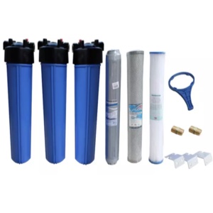 Aquatek กระบอกกรองน้ำใช้ 3 ขั้นตอน (PLT/CO/RS) ขนาด 20 นิ้ว