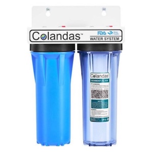 Colandas เครื่องกรองน้ำใช้ ขนาด 10 นิ้ว 2 ขั้นตอน (PP/CTO)