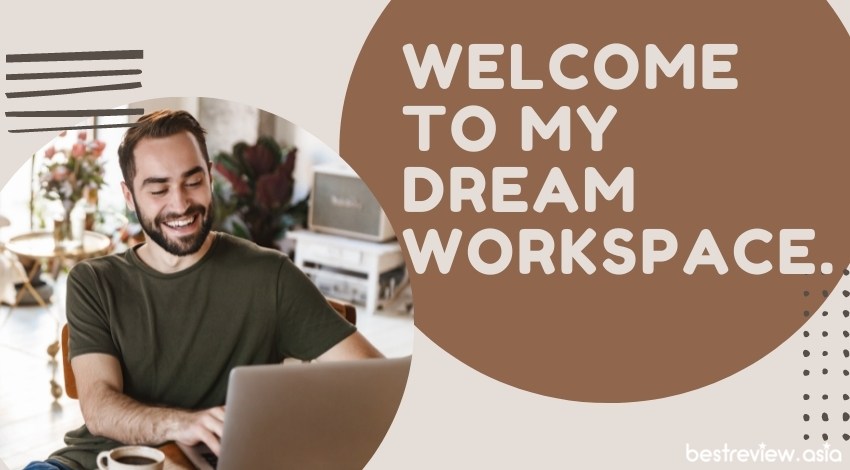 Welcome to my dream workspace.ยินดีต้อนรับสู่ห้องทำงานในฝันของฉันจ้า
