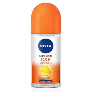 NIVEA Extra White C&E Roll On นีเวีย ผลิตภัณฑ์ระงับกลิ่นกาย ผสมวิตามินซี 50 เท่า