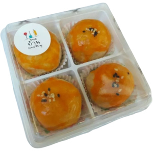 ขนมเปี๊ยะคีโต ไส้อัลมอนด์ไข่เค็ม