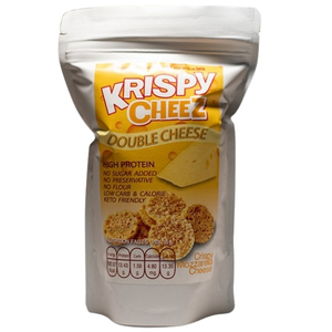 Krispy cheez ชีสอบกรอบ รสดับเบิ้ลชีส ขนมคีโต