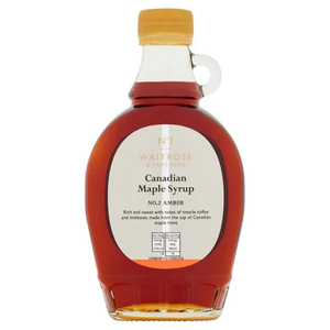 Waitrose Amber Maple syrup เวทโทรส แอมเบอร์ เมเปิลไซรัป