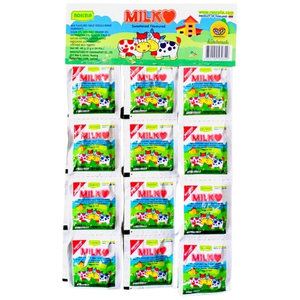 Milko นมอัดเม็ด ขนมโบราณ แบบแผง